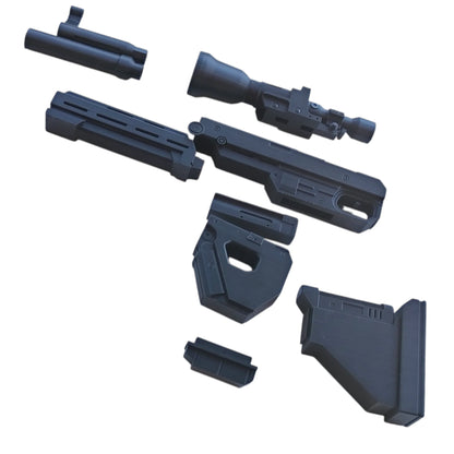 IQA-11 Blaster Plastic Toy – 3D Printed Star Wars Cosplay Prop 1:1 Scale DIY Kit
