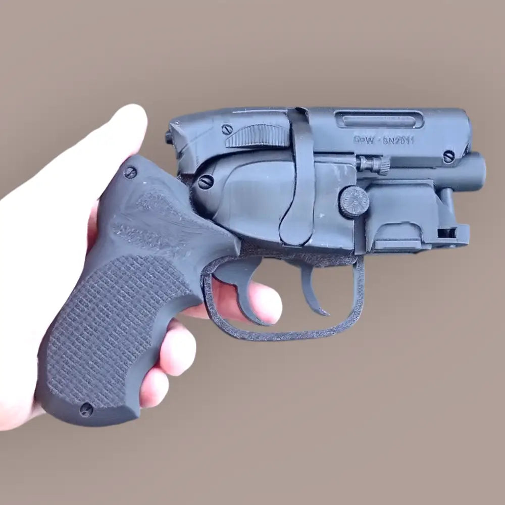 Snubnose Blaster - Blade Runner 3D Printed Cosplay Movie Prop – 1:1 Scale Plastic Toy