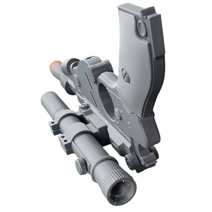 The Mandalorian's IB-94 Blaster Pistol – 3D Printed Star Wars Cosplay Prop – 1:1 Plastic Toy