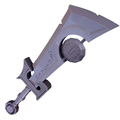 WoW Ashbringer Axe 1:1 Scale 120cm – 3D Printed Cosplay Prop – Plastic Toy