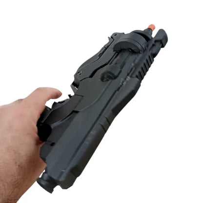 Cyberpunk Style Sci-Fi Pistol – 3D Printed Cosplay Prop 1:1 Scale