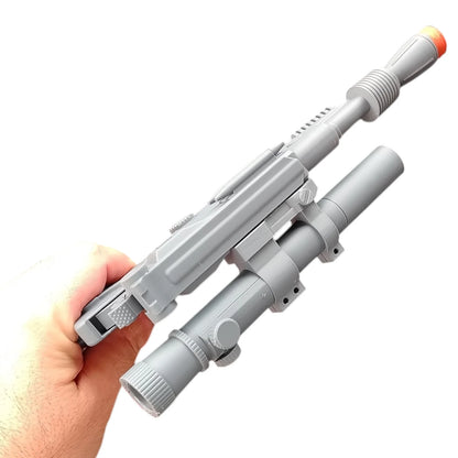 The Mandalorian's IB-94 Blaster Pistol – 3D Printed Star Wars Cosplay Prop – 1:1 Plastic Toy