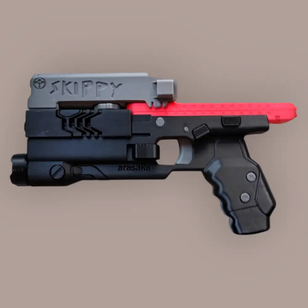 Skippy The Gun - 3D Printed Cyberpunk 2077 Cosplay Prop 1:1 Scale Plastic Toy