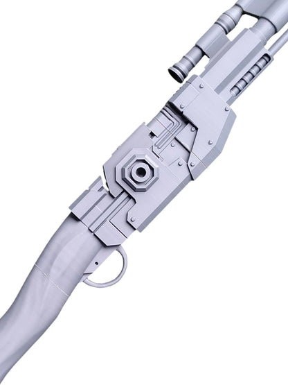 The Mandalorian Amban Phase-Pulse Blaster – 3D Printed Cosplay Prop – 1:1 Scale Plastic Toy