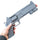 P4 Senator Revolver - 3d Printed Plastic Toy - Helldivers Cosplay Prop 1:1 Scale