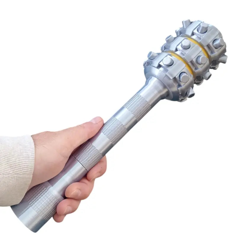 Hell Diver Thermite Grenade | 3D Printed Silver & Yellow Cosplay Prop 1:1 Scale