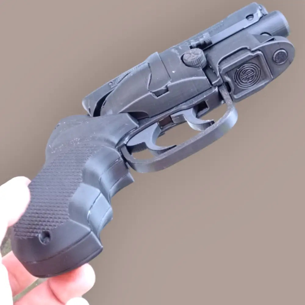 Snubnose Blaster - Blade Runner 3D Printed Cosplay Movie Prop – 1:1 Scale Plastic Toy