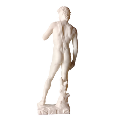 3D Printed David Statue – 20cm White PLA Replica – Renaissance Art Sculpture